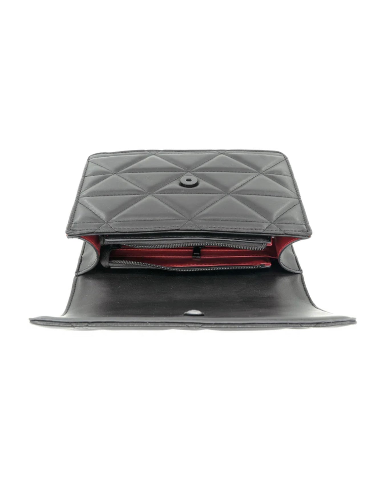 Chanel Black Lambskin Quilted Inside Graffiti Coin Purse