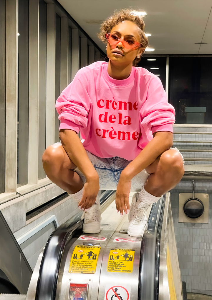 Pink Crème De La Crème Sweater