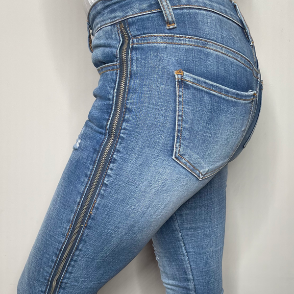 Zip Me Up Skinny Jeans