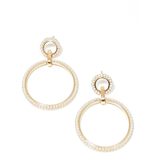 Wrapped N Pearls Earrings